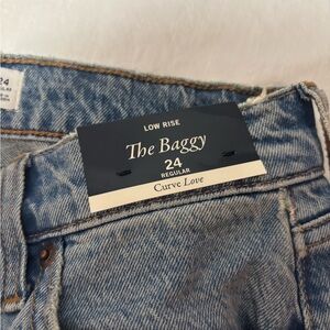 Abercrombie & Fitch Blue Baggy Jeans
